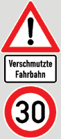 Streckenverbot mit Gefahrenbezug