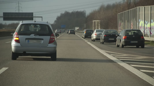 Autobahn, Einfädeln