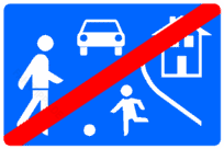 Ende verkehrsberuhigter Bereich